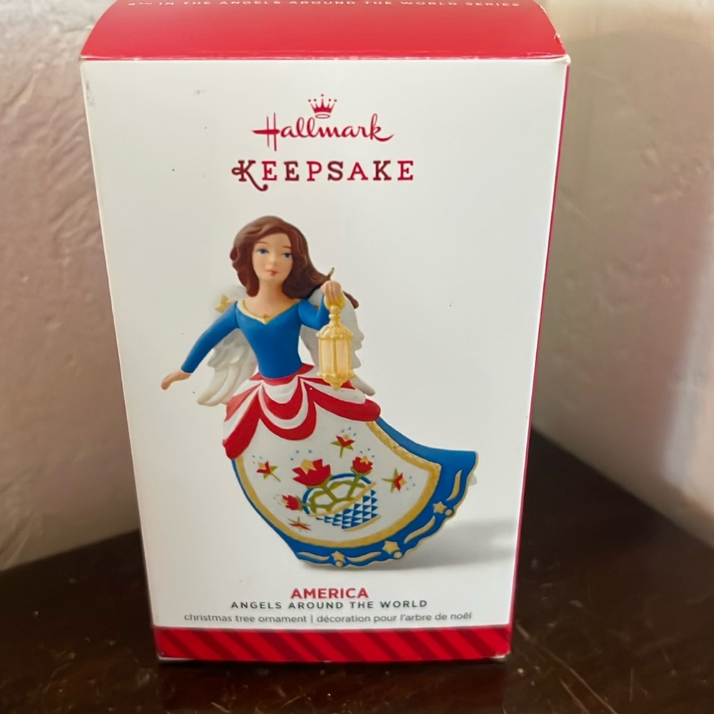 Hallmark keepsake ornament -America-angels around the world
